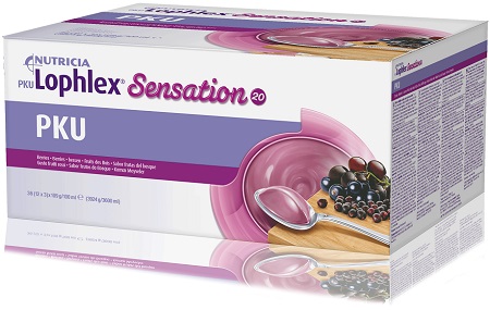 PKU LOPHLEX SENSATION FRUTTI ROSSI 36 PEZZI 109 G - Parafarmacia Mostacciano