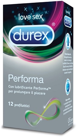 PROFILATTICO DUREX PERFORMA 12 PEZZI - Parafarmacia Mostacciano
