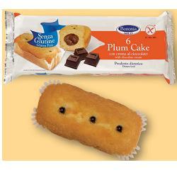 BONONIA PLUMCAKE CREMA CIOCCOLATO SENZA GLUTINE 6 X 45 G - Parafarmacia Mostacciano