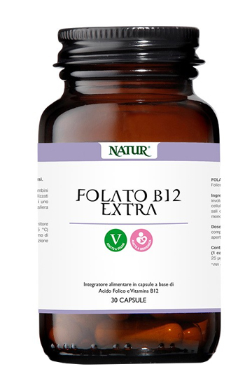 FOLATO B12 EXTRA 30 CAPSULE - Parafarmacia Mostacciano