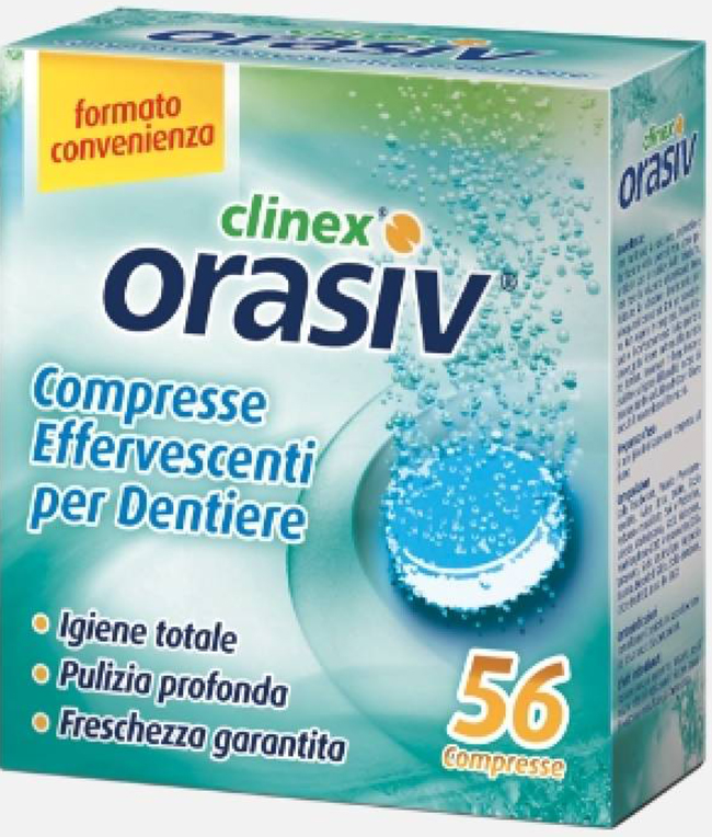 ORASIV CLINEX 56 COMPRESSE EFFERVESCENTI - Parafarmacia Mostacciano