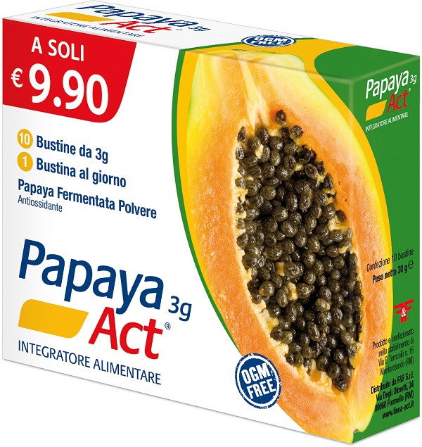 PAPAYA ACT 10 BUSTINE DA 3 G - Parafarmacia Mostacciano