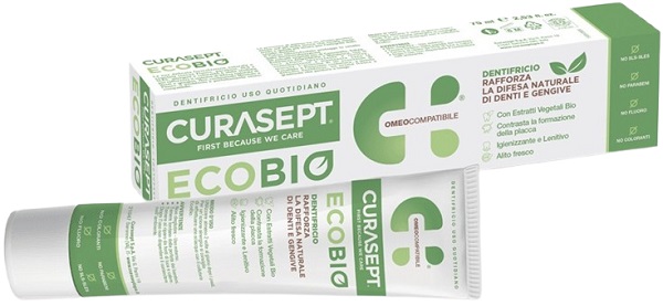 CURASEPT PHARMADENT ECOBIO DENTIFRICIO 75 ML - Parafarmacia Mostacciano