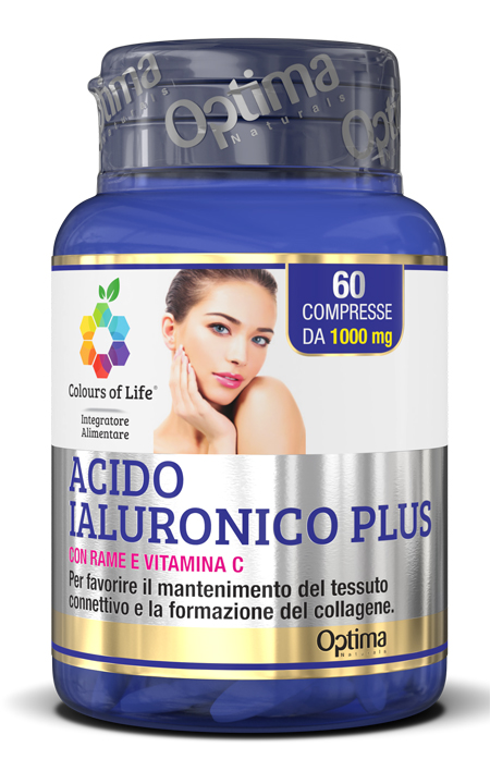 COLOURS OF LIFE ACIDO IALURONICO PLUS 60 COMPRESSE 1000 MG - Parafarmacia Mostacciano