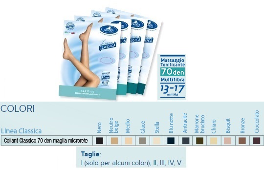 SAUBER COLLANT 70 DENARI MAGLIA MICRORETE BRONZE 5 LINEA CLASSICA - Parafarmacia Mostacciano
