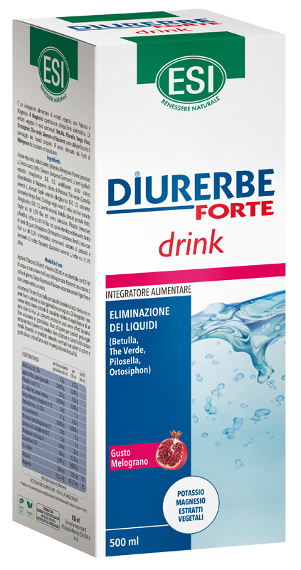 ESI DIURERBE FORTE DRINK MELOGRANO 500 ML - Parafarmacia Mostacciano