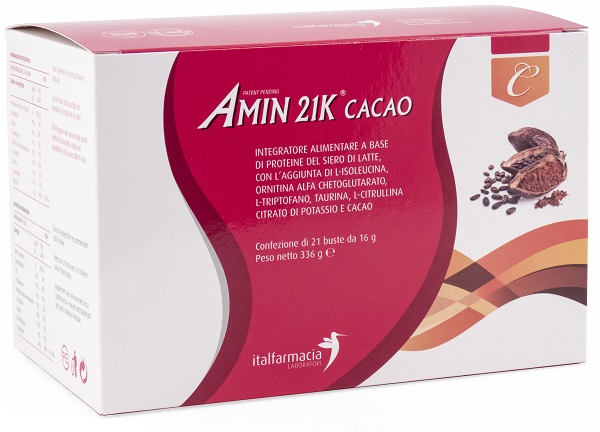 AMIN 21K CACAO 336 G - Parafarmacia Mostacciano