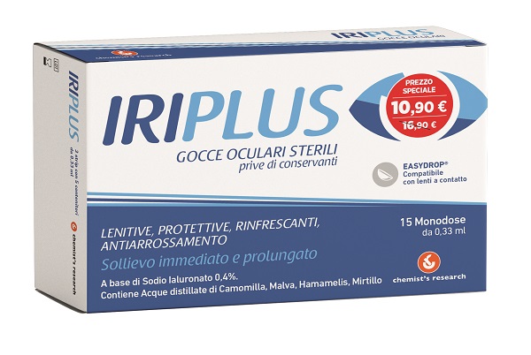 IRIPLUS EASYDROP 0,4% COLLIRIO 15 FLACONCINI MONODOSE DA 0,33 ML - Parafarmacia Mostacciano