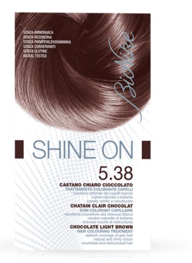 BIONIKE SHINE ON 5,38 CASTANO CHIARO CIOCCOLATO 125 ML - Parafarmacia Mostacciano