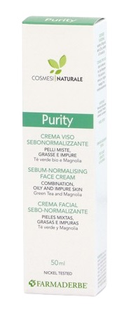 PURITY CREMA VISO SEBONORMALIZZANTE 50 ML - Parafarmacia Mostacciano