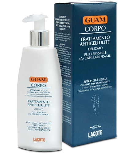 GUAM CREMA CORPO TRATTAMENTO ANTICELLULITE DELICATO PER PELLI SENSIBILI E O CAPILLARI FRAGILI 200 ML - Parafarmacia Mostacciano