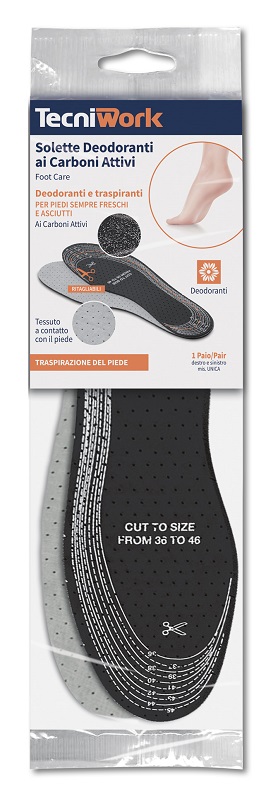 SOLETTE DEODORANTI AI CARBONI ATTIVI 1 PAIO - Parafarmacia Mostacciano