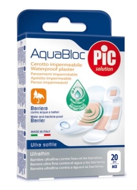 CEROTTO PIC AQUABLOC MIX ANTIBATTERICO 20 PEZZI - Parafarmacia Mostacciano