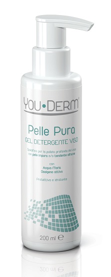 YOUDERM PELLE PURA GEL DETERGENTE VISO 200 ML - Parafarmacia Mostacciano