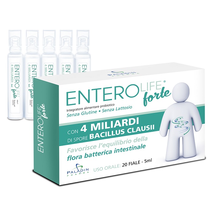 ENTEROLIFE FORTE 4 MILIARDI 20 FIALE DA 5 ML - Parafarmacia Mostacciano