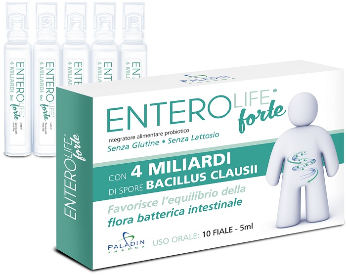 ENTEROLIFE FORTE 4 MILIARDI 10 FIALE DA 5 ML - Parafarmacia Mostacciano