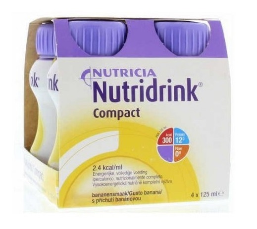 NUTRIDRINK COMPACT BANANA 4X125 ML - Parafarmacia Mostacciano