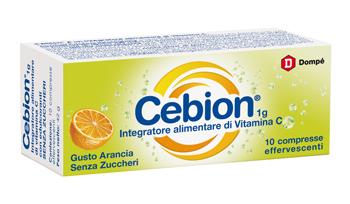 CEBION EFFERVESCENTE VIT C SENZA ZUCCHERO 10 COMPRESSE - Parafarmacia Mostacciano