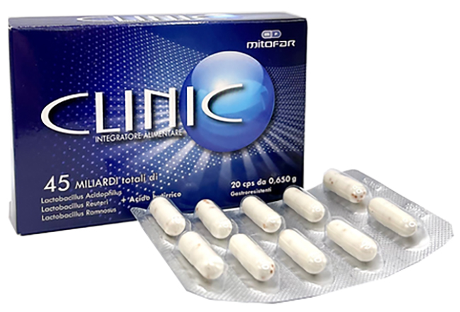 CLINIC 20 CAPSULE - Parafarmacia Mostacciano