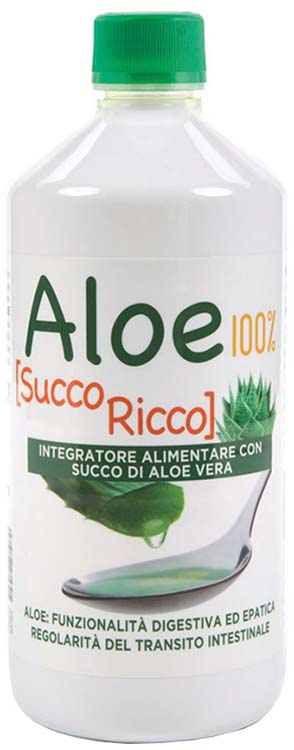 ALOE SUCCO E POLPA 100% 1 LITRO - Parafarmacia Mostacciano