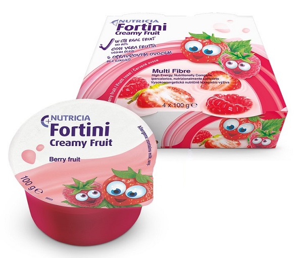 FORTINI CREAMY FRUIT MULTI FIBRE FRUTTI ROSSI 4X100 G - Parafarmacia Mostacciano