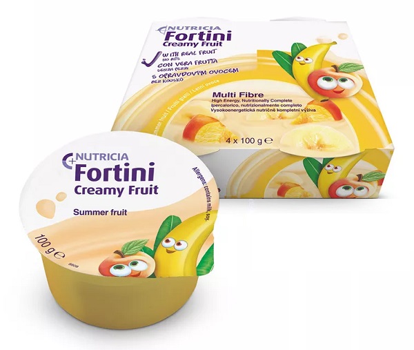 FORTINI CREAMY FRUIT MULTI FIBRE FRUTTI GIALLI 4X100 G - Parafarmacia Mostacciano