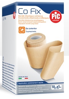 BENDA ELASTICA PIC CO FIX AUTOADESIVA 10X5CM MEDIUM ASTUCCIO - Parafarmacia Mostacciano