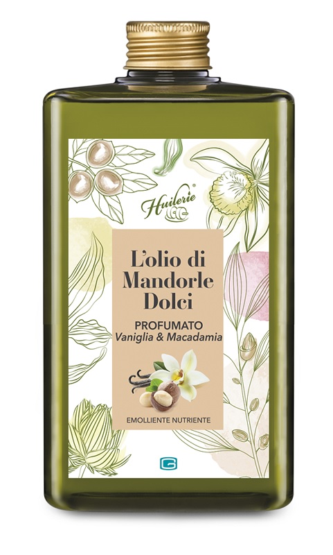HUILERIE OLIO MANDORLE DOLCI VANIGLIA/MACADAMIA 300 ML - Parafarmacia Mostacciano