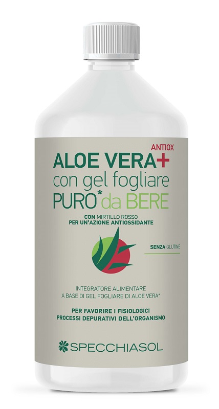 SUCCO ALOEVERA+ ALOE/MIRTILLO ROSSO 1 LITRO - Parafarmacia Mostacciano