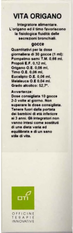 VITA ORIGANO GOCCE 30ML - Parafarmacia Mostacciano