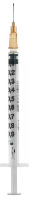 SIRINGA PER INSULINA EXTRAFINE TUB 1ML 100 UI AGO REMOVIBILE 26 GAUGE 0,45X12 MM 1 PEZZO - Parafarmacia Mostacciano