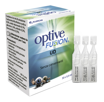 OPTIVE FUSION UD SOLUZIONE OFTALMICA STERILE 30 FLACONCINI MONODOSE 0,4 ML - Parafarmacia Mostacciano