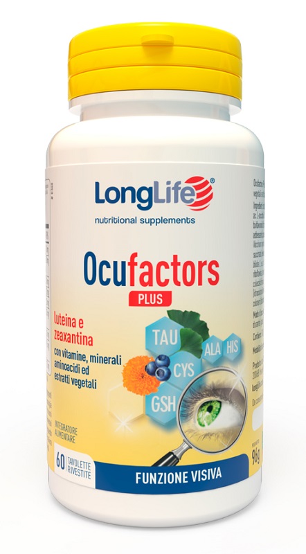 LONGLIFE OCUFACTORS PLUS 60 TAVOLETTE - Parafarmacia Mostacciano