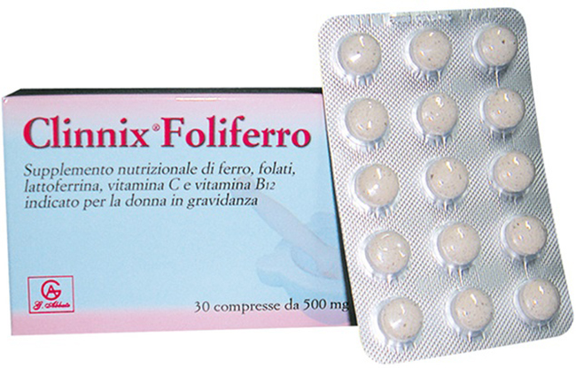 CLINNER FOLIFERRO 30 COMPRESSE - Parafarmacia Mostacciano