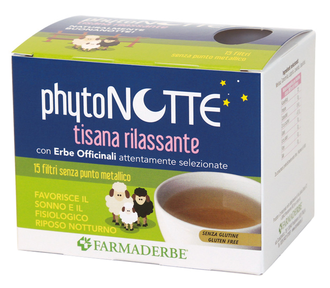 PHYTONOTTE TISANA RILASSANTE 15 FILTRI DA 18G - Parafarmacia Mostacciano