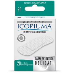 CEROTTO ICOPIUMA IN TESSUTO NON TESSUTO GRANDE 20 PEZZI - Parafarmacia Mostacciano