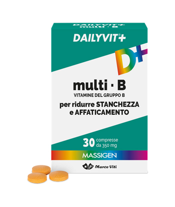 MASSIGEN MULTI B VITAMINE DEL GRUPPO B 30 COMPRESSE RIVESTITA DA 364 MG - Parafarmacia Mostacciano