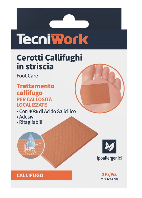 CEROTTI CALLIFUGHI IN STRISCIA CONFEZIONE DA 2 PEZZI - Parafarmacia Mostacciano