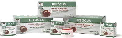 CEROTTO TESSUTO NON TESSUTO CURAMED FIXA 2,5 X 500 CM CON ROCCHETTO - Parafarmacia Mostacciano
