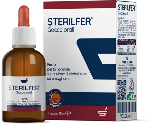 STERILFER GOCCE 15 ML - Parafarmacia Mostacciano
