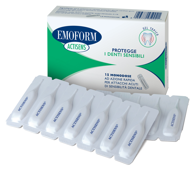 ACTISENS GEL EMOFORM 15 FLACONCINI 2 ML - Parafarmacia Mostacciano
