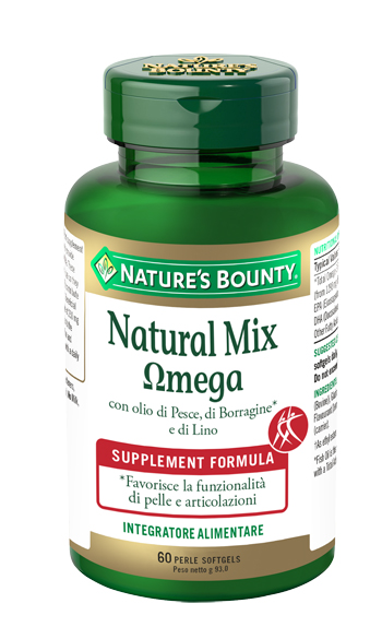NATURAL MIX OMEGA 60 PERLE - Parafarmacia Mostacciano