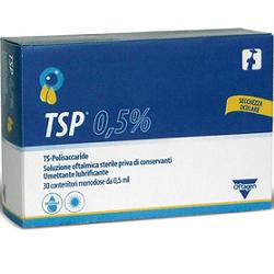 TSP 0,5% SOLUZIONE OFTALMICA UMETTANTE LUBRIFICANTE 30 FLACONCINI MONODOSE 0,5 ML - Parafarmacia Mostacciano