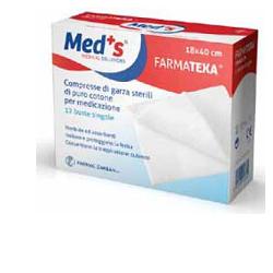 GARZA COMPRESSA MEDS 12/8 36X40CM 12 PEZZI - Parafarmacia Mostacciano