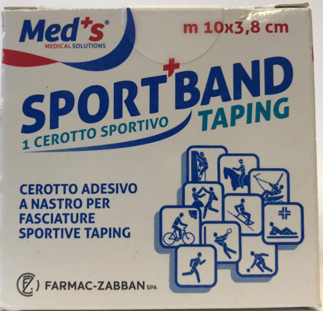 CEROTTO MEDS IN TELA BIANCA SPORTIVO 1000X3,8CM - Parafarmacia Mostacciano