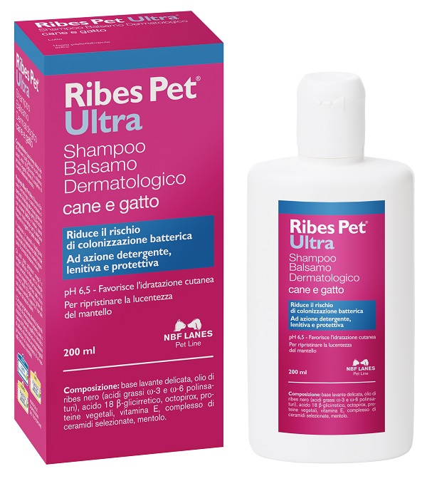 RIBES PET ULTRA SHAMPOO DERMATOLOGICO FLACONE 200 ML - Parafarmacia Mostacciano