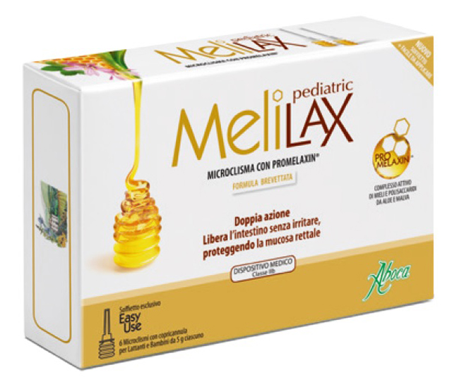 MELILAX PEDIATRIC MICROCLISMI 6 PEZZI 5 G - Parafarmacia Mostacciano