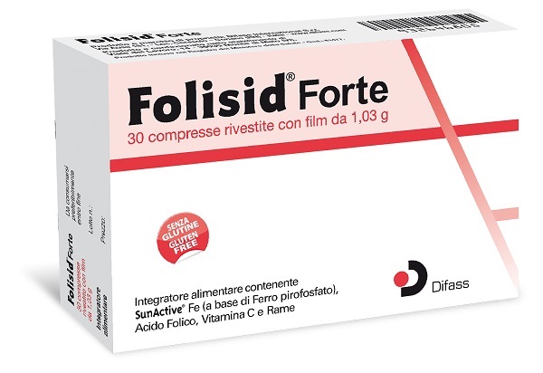 FOLISID FORTE 30 COMPRESSE 3,9 G - Parafarmacia Mostacciano