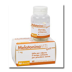 MELATONINA VITI FAST 1MG 60 COMPRESSE GUSTO ARANCIA - Parafarmacia Mostacciano