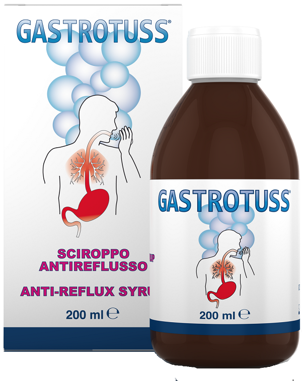 SCIROPPO ANTIREFLUSSO GASTROTUSS 200 ML - Parafarmacia Mostacciano